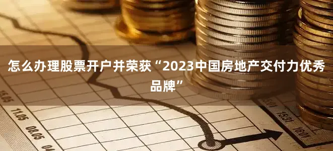 怎么办理股票开户并荣获“2023中国房地产交付力优秀品牌”